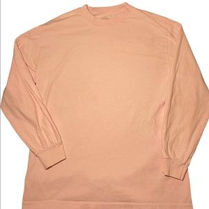Pastel/Light Pink Long Sleeve T-Shirt Blue Crown